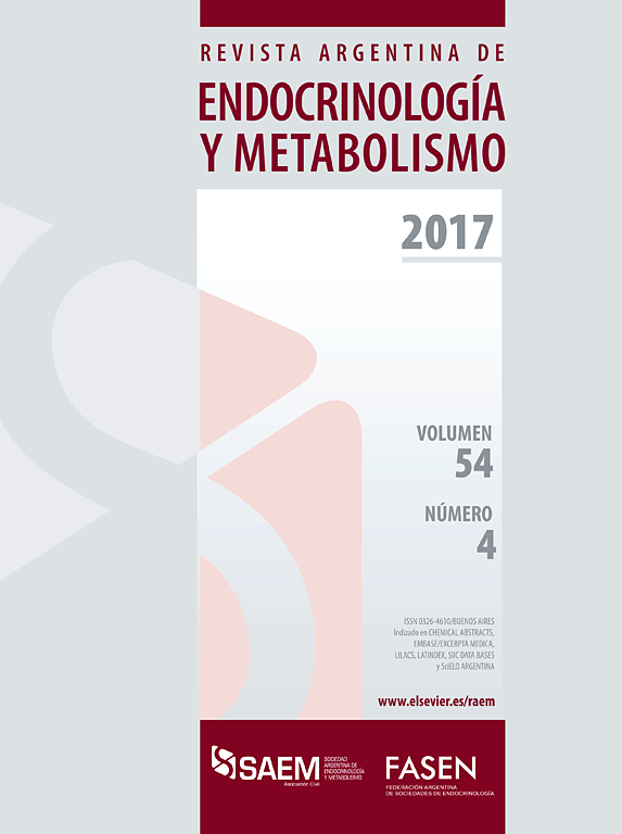 Go to journal home page - Revista Argentina de Endocrinología y Metabolismo